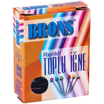 Brons BR-358 Karışık Renk Toplu İğne