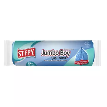 Stepy Premium Çöp Torbası Ekstra Kalın Jumbo Boy Mavi 80x110