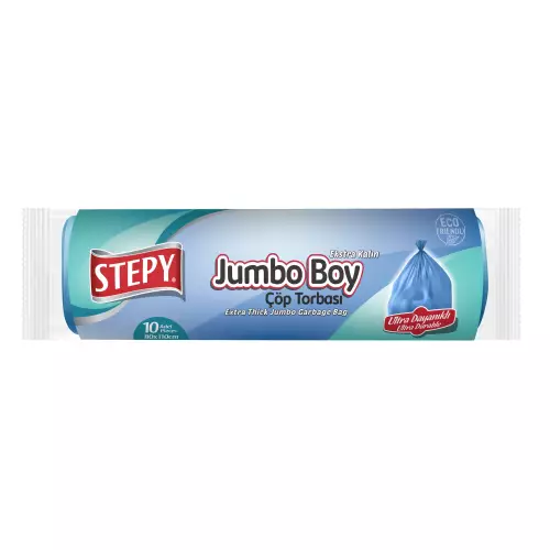 Stepy Premium Çöp Torbası Ekstra Kalın Jumbo Boy 80x110