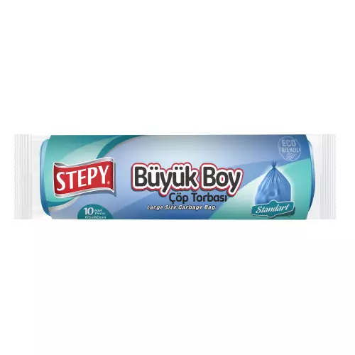 Stepy Çöp Torbası Büyük Boy Mavi 65x80