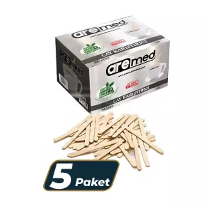 Aremed Tahta Karıştırıcı 11 cm 400'lü Paket - 5 Adet