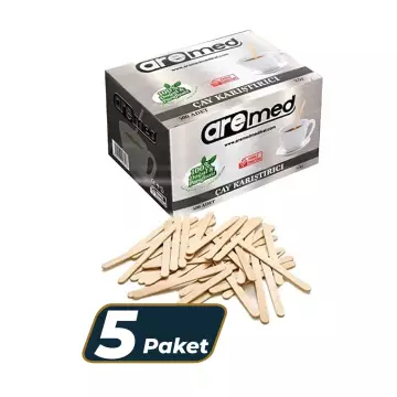 Aremed Tahta Karıştırıcı 11 cm 400'lü Paket - 5 Adet