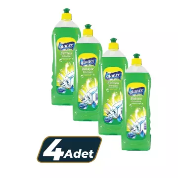Glanex Bulaşık Deterjanı Limon 750 ml - 4 Adet