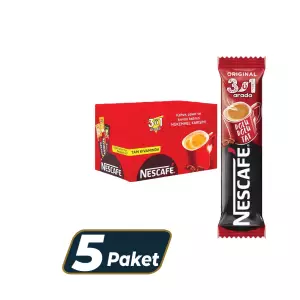 Nescafe 3'ü 1 Arada Kahve 17.5 gr 72'li Paket - 5 Adet