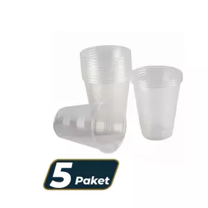 Asorty Plastik Bardak 100'lü Paket - 5 Paket