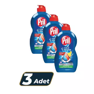 Pril Power Bulaşık Deterjanı Limon 430 ml - 3 Adet