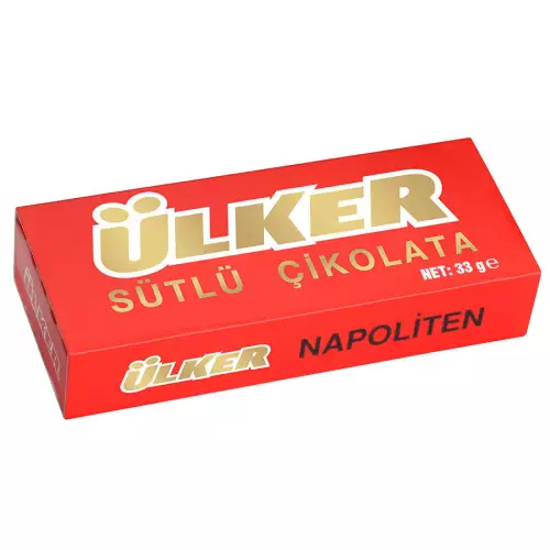 Ülker Napoliten Sütlü Çikolata 33 gr 20'li Paket