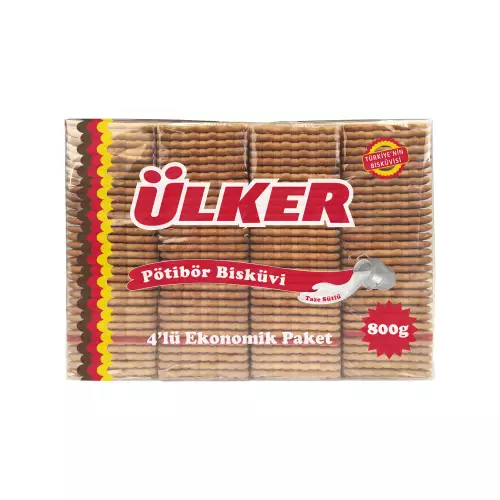 Ülker Pötibör Bisküvi 800 gr 6'lı Koli