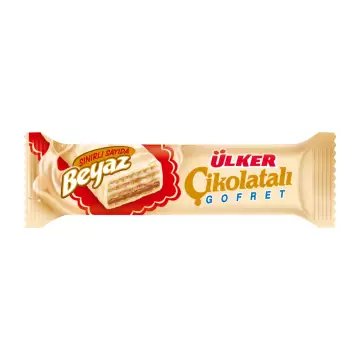 Ülker Beyaz Çikolatalı Gofret 36 gr 24'lü Paket