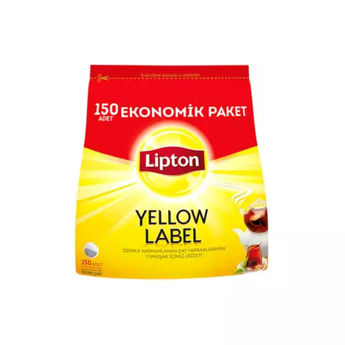 Lipton Yellow Label Demlik Poşet Çay 150'li