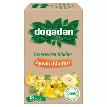 Doğadan Ayvalı Ihlamur Bitki Çayı 18'li Paket