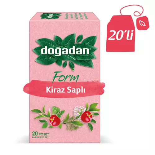 Doğadan Form Kiraz Saplı Bitki Çayı 20'li Paket
