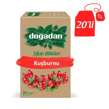 Doğadan Kuşburnu Bitki Çayı 20'li Paket