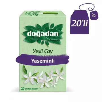 Doğadan Yeşil Çay Yaseminli Bitki Çayı 20'li Paket