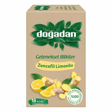 Doğadan Zencefil Limon Bitki Çayı 18'li Paket