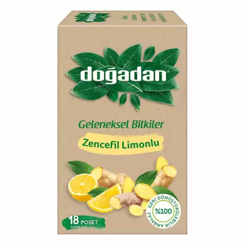 Doğadan Zencefil Limon Bitki Çayı 18'li Paket
