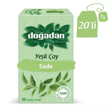 Doğadan Yeşil Çay Sade 20'li Paket