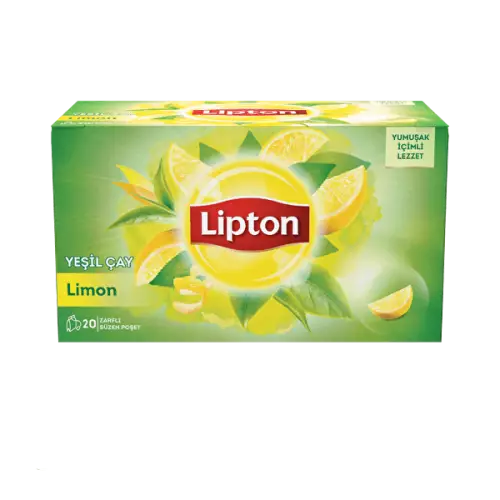 Lipton Yeşil Çay Limonlu 20'li Paket