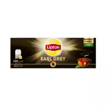 Lipton Earl Grey Bardak Poşet Çay 100'lü