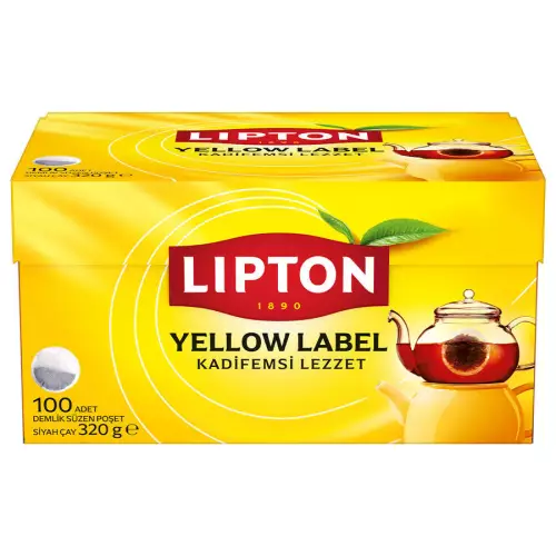 Lipton Yellow Label Demlik Poşet Çay 100'lü