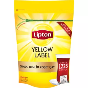 Lipton Yellow Label Jumbo Demlik Poşet Çay 35'li
