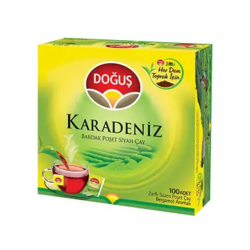 Doğuş Karadeniz Bardak Poşet Çay Bergamot Aromalı 100'lü