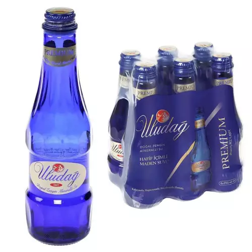 Uludağ Premium Doğal Zengin Mineralli Su 24 x 250 ml