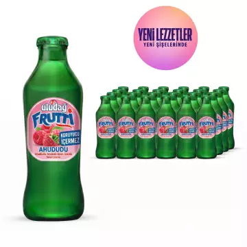 Uludağ Frutti Ahududu Cam 200 ml 24′lü Paket