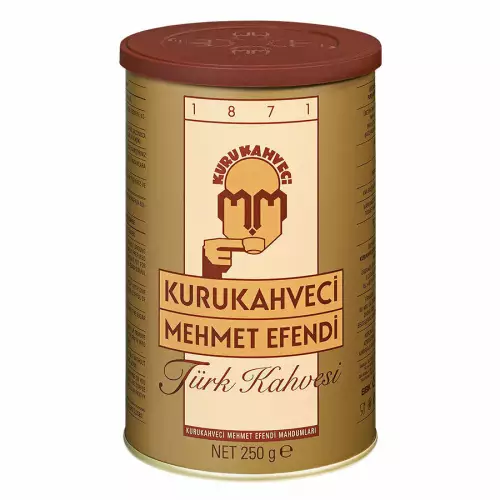 Mehmet Efendi Türk Kahvesi Teneke Kutu 250 gr