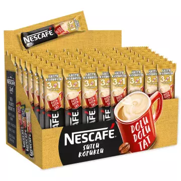 Nescafe 3'ü 1 Arada Hazır Kahve Sütlü Köpüklü 72'li Paket