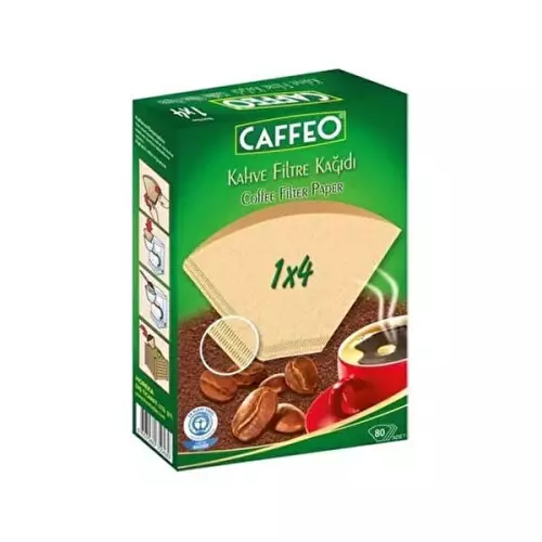 Caffeo Filtre Kahve Kağıdı 1/4 80'li Paket