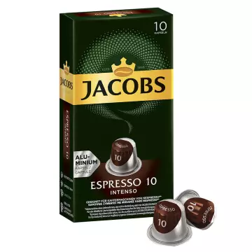 Jacobs Espresso 10 Intenso Kapsül Kahve 10'lu (Nespresso Uyumlu)