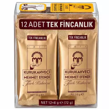 Mehmet Efendi Türk Kahvesi 6 gr 12'li Paket