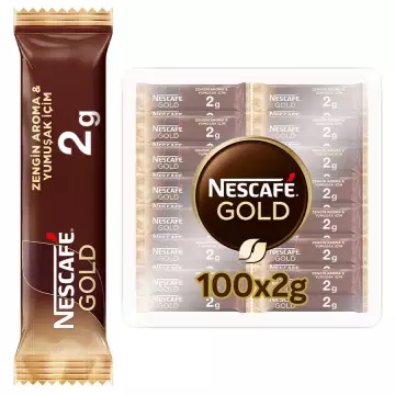 Nescafe Gold Stick Kahve 2 gr 100'lü Paket