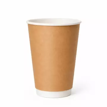 Arnes Karton Bardak 16 Oz Double Wall 500 ml Kraft x 500 Adet - 1 Koli