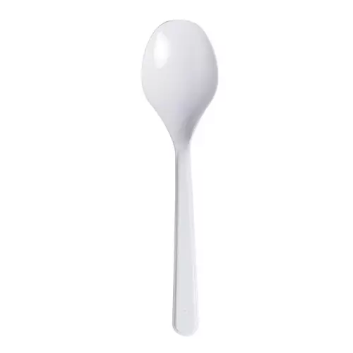 Asorty Eco Plastik Kaşık 100'lü Paket - 16.5 cm Beyaz