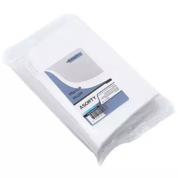 Asorty Eco Plastik Bıçak 100'lü Paket - 16.5 cm Beyaz