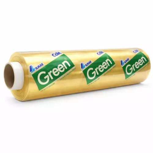Green Streç Film Dökme 30 cm x 300 metre - 8 Mikron Şeffaf