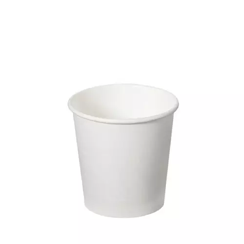 Karton Bardak Baskısız Beyaz 4 Oz 50'li Paket