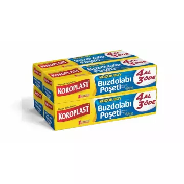 Koroplast Buzdolabı Poşeti Küçük Boy 4 Al 3 Öde