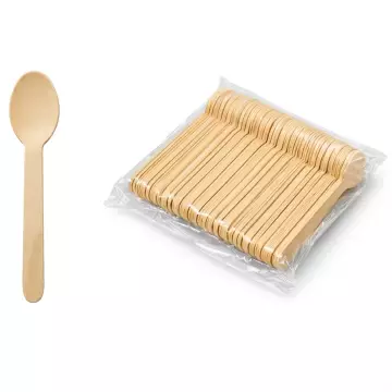 Organik Doğal Ahşap Kaşık 16 cm - 100’lü Paket