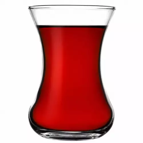Paşabahçe Vefa İnce Belli Çay Bardağı 130 cc 6’lı Paket (42771)