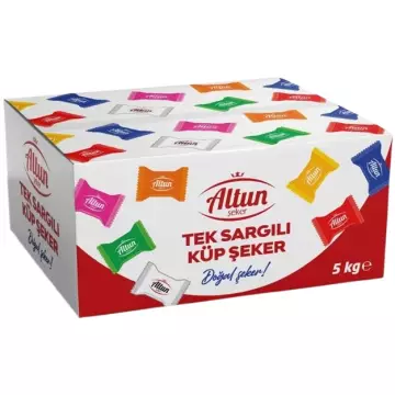 Altun Küp Şeker Tek Sargılı 5 kg