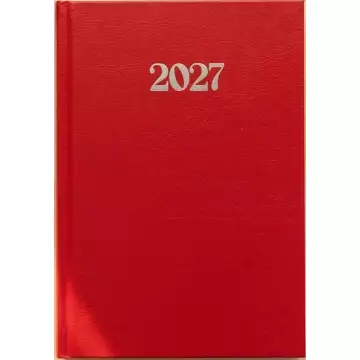 Liz 2027 Ajanda 17x20 Çizgili Ciltbezi - Kırmızı (AJ902E)