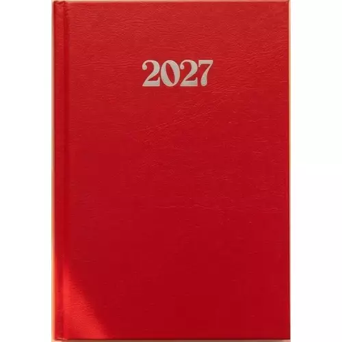 Liz 2027 Ajanda 17x20 Çizgili Ciltbezi - Kırmızı (AJ902E)