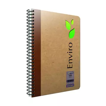 Gıpta 1794 Enviro Spiralli Sert Kapak Defter Kareli 17x24 100 Yaprak