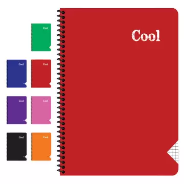 Keskin Color Cool Spiralli PP Kapak A4 Çizgili Defter - 96 Yaprak