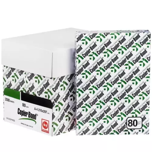 Copier Bond A4 Fotokopi Kağıdı 80 gr 5'li Paket 2500 Yaprak