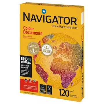 Navigator A4 Beyaz Fotokopi Kağıdı 120 gr 1 Paket (250 Sayfa)
