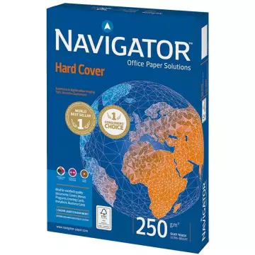 Navigator A4 Beyaz Fotokopi Kağıdı 250 gr 1 Paket (125 Sayfa)